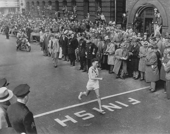 19 year-old Shigeki Tanaka,a survivor of the bombing of Hiroshima,went on to win the 1951 Boston Marathon.